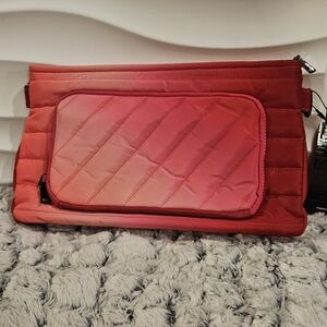 Think Royln Bank Street XL crossbody bag pink ombre